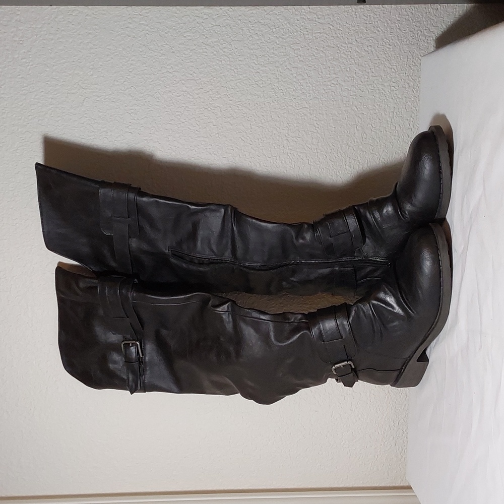 Diba Over-the-Knee Combat Boots